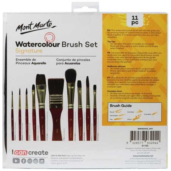 Derivan Face Paintbrush Set 4 Pack