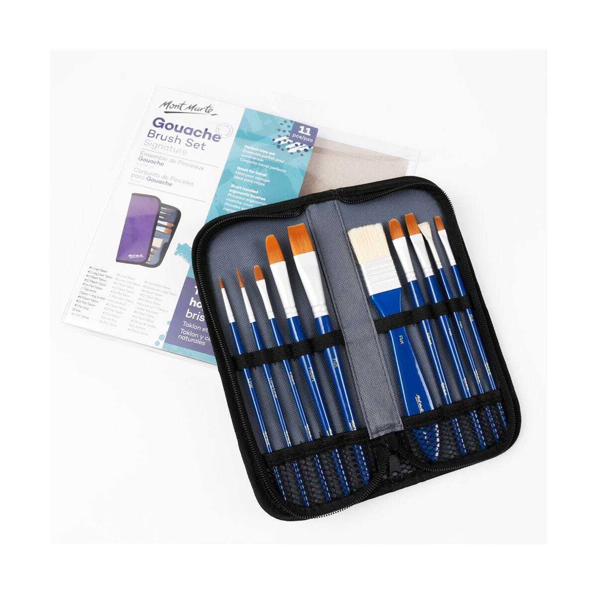 Gouache Paintbrush Set - Mont Marte Signature