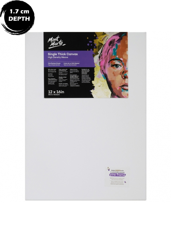 Canvas 30 x 40 cm Single Thick 380gsm Mont Marte