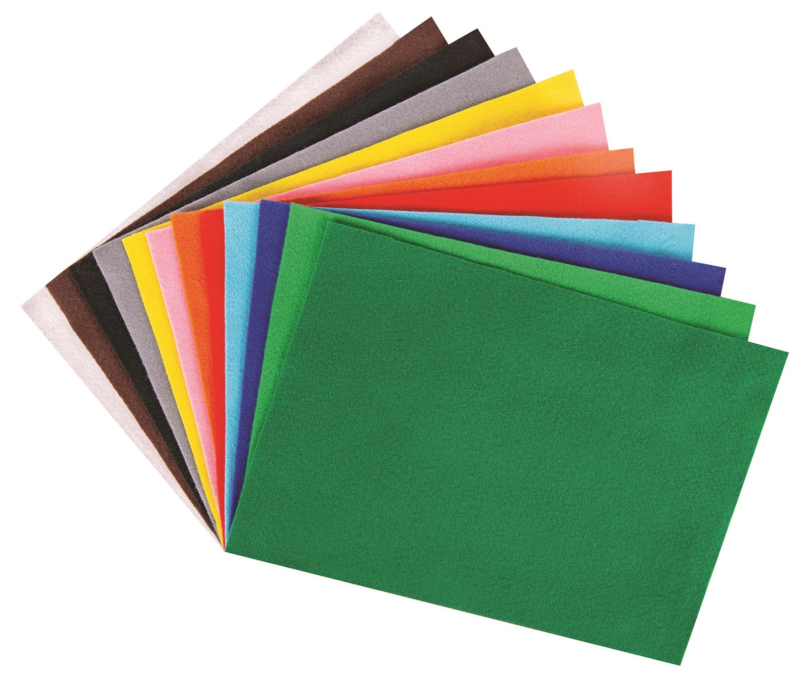 Craft Felt Sheets 20 x 30 cm -60 Colors Multicolor