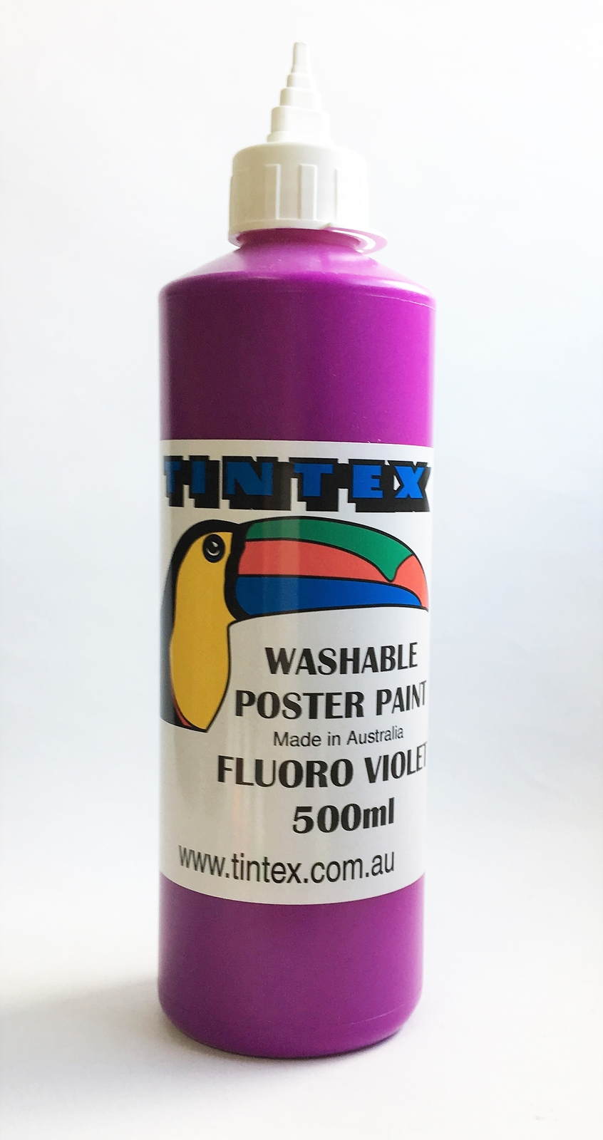Tintex Washable Poster Paint 500ml Fluorescent Violet