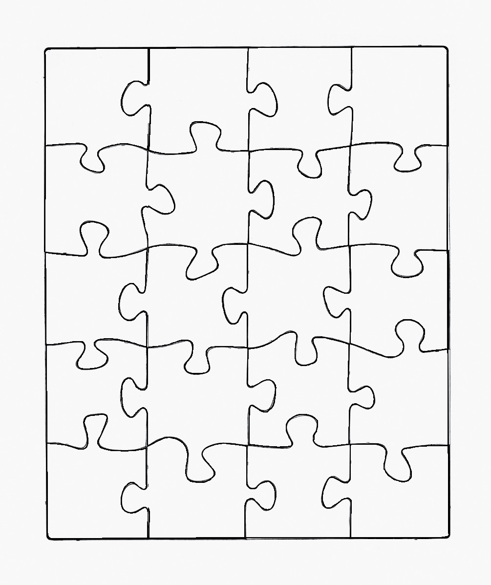 Zart Jigsaw Blanks 16 x 22cm Single Puzzle with 20 pieces