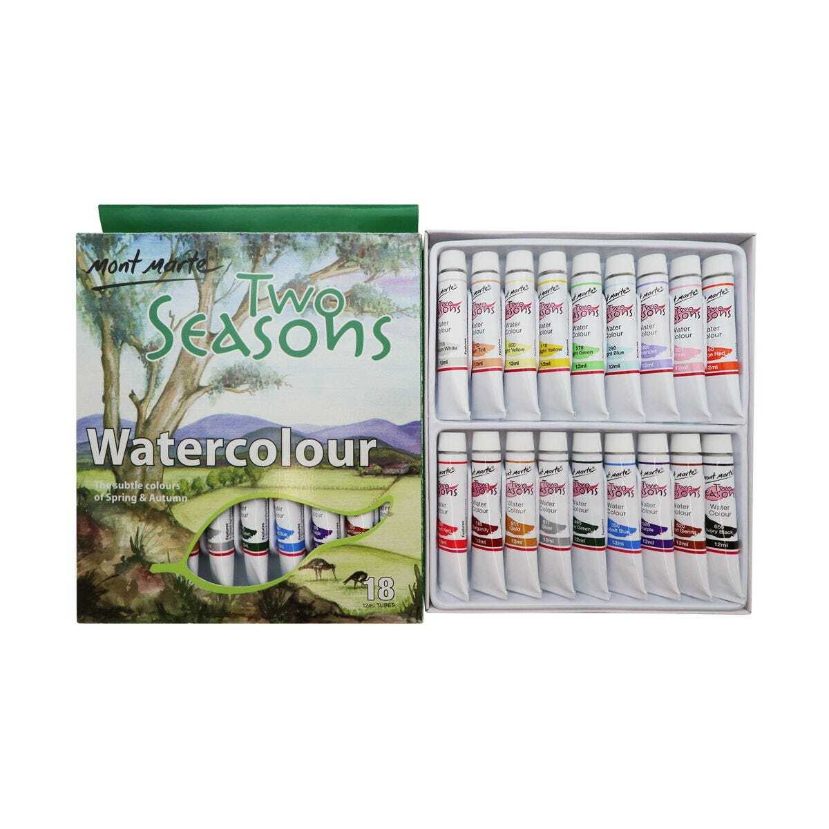Art Supply Basics Watercolor Paint 8ml 18/Pkg