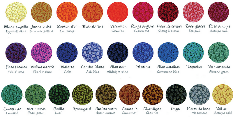 Pebeo Colour Chart