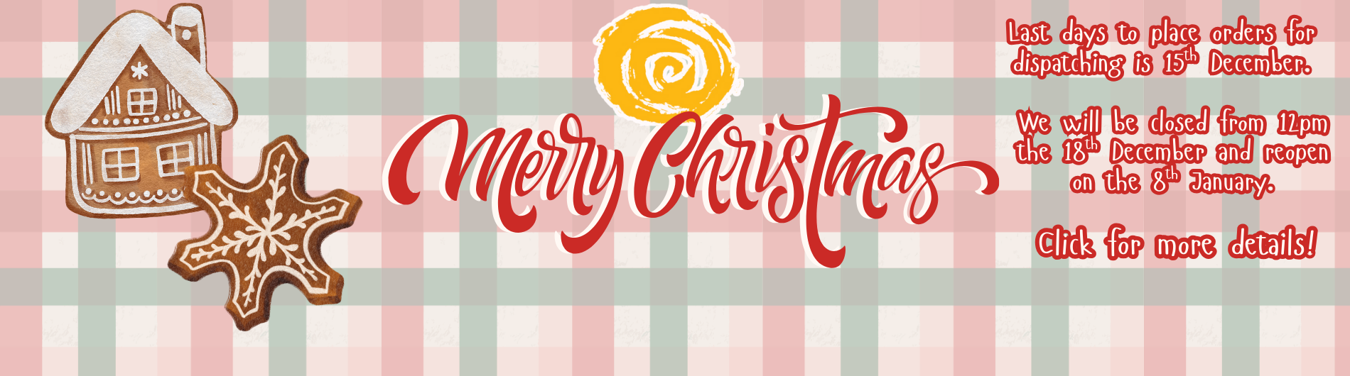 Christmas Closure 2025