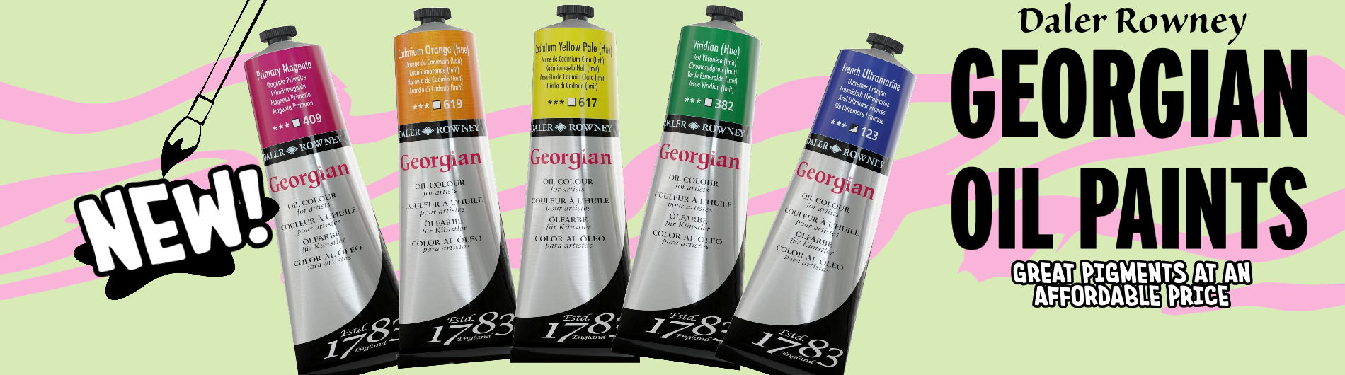 NEW Georgian Oil Paints