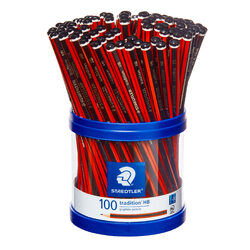 Staedtler Tradition Graphite Pencils HB 100 Pack