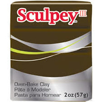 Sculpey III Modelling Suede Brown 57g