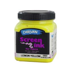 Derivan Screen Ink 250ml Lemon Yellow