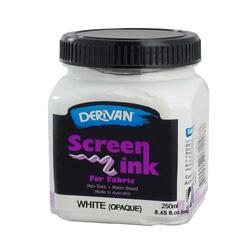 Derivan Screen Ink 250ml White
