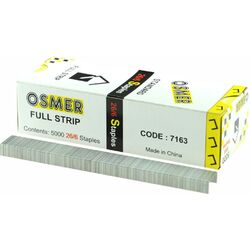 Osmer Staples Size 26/6 - Pack of 5000
