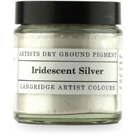 Langridge Dry Ground Pigment 120ml Series 5 Iridescent Silver