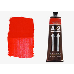 A2 Chroma Art Students Acrylic 120ml Tube - Cadmium Scarlet Hue