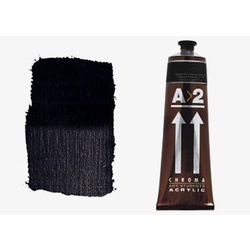 A2 Chroma Art Students Acrylic 120ml Tube - Ivory Black