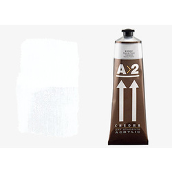 A2 Chroma Art Students Acrylic 120ml Tube - Titanium White