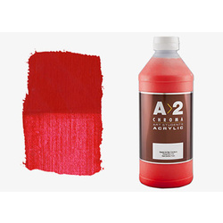 A2 Chroma Art Students Acrylic 1 Litre - Cadmium Red Medium Hue