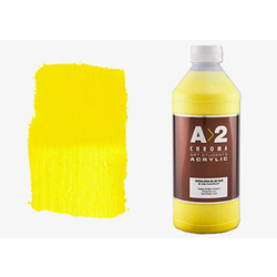 A2 Chroma Art Students Acrylic 1 Litre - Cadmium Yellow Light Hue