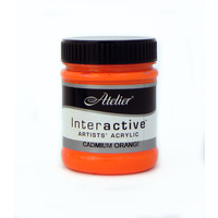 Atelier Interactive Artist's Acrylics S4 Cadmium Orange 250ml