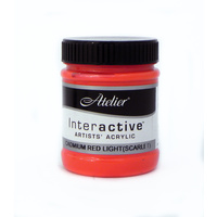 Atelier Interactive Artist's Acrylics S4 Cadmium Red Light 250ml