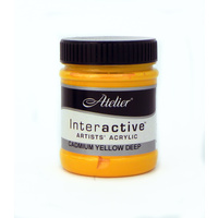 Atelier Interactive Artist's Acrylics S4 Cadmium Yellow Deep 250ml