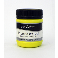 Atelier Interactive Artist's Acrylics S4 Cadmium Yellow Light 250ml