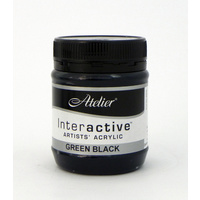 Atelier Interactive Artist's Acrylics S1 Green Black 250ml