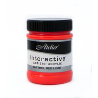 Atelier Interactive Artists Acrylics S3 Napthol Red Light 250ml