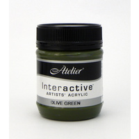 Atelier Interactive Artist's Acrylics S1 Olive Green 250ml