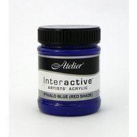 Atelier Interactive Artist's Acrylics S2 Pthalo Blue (Red Shade) 250ml