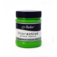 Atelier Interactive Artist's Acrylics S2 Permanent Green Light 250ml