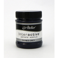 Atelier Interactive Artist's Acrylics S2 Paynes Grey 250ml