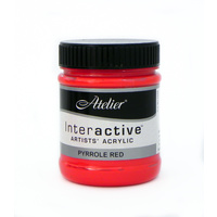 Atelier Interactive Artists Acrylics S3 Pyrrole Red 250ml