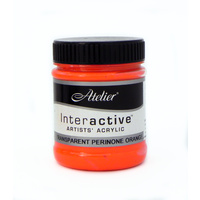 Atelier Interactive Artist's Acrylics S2 Transparent Perinone Orange 250ml