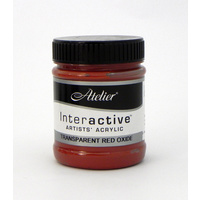 Atelier Interactive Artist's Acrylics S2 Transparent Red Oxide 250ml