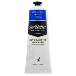 Atelier Interactive Artist's Acrylics S6 Cerulean Blue 80ml
