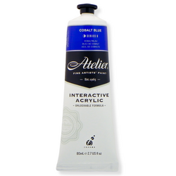 Atelier Interactive Artist's Acrylics S6 Cobalt Blue 80ml