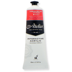Atelier Interactive Artist's Acrylics S4 Cadmium Red Light (Scarlet) 80ml