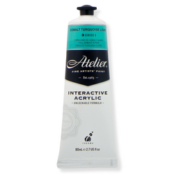 Atelier Interactive Artist's Acrylics S5 Cobalt Turquoise Light 80ml