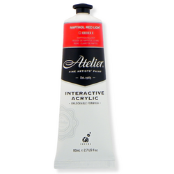 Atelier Interactive Artists Acrylics S3 Napthol Red Light 80ml