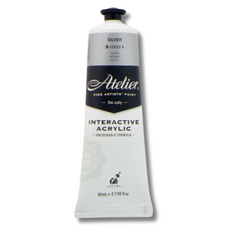 Atelier Interactive Artist's Acrylics S4 Silver 80ml