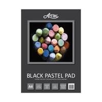 Black Pastel Pads 100% Recycled Paper, 140gsm 25 Sheets