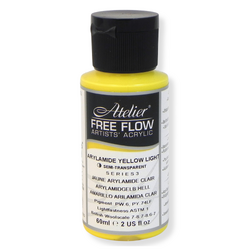 Atelier Free Flow Acrylics S3 Arylamide Yellow Light 60ml