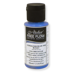 Atelier Free Flow Acrylics S2 Cerulean Blue 60ml