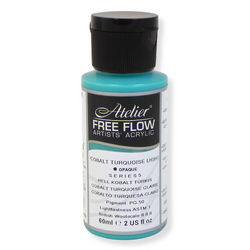 Atelier Free Flow Acrylics S5 Cobalt Turquoise Light 60ml