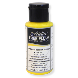 Atelier Free Flow Acrylics S4 Cadmium Yellow Medium 60ml