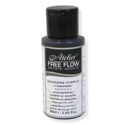 Atelier Free Flow Acrylics S3 Dioxazine Purple 60ml