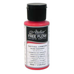 Atelier Free Flow Acrylics S3 Napthol Crimson 60ml
