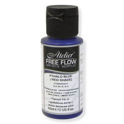 Atelier Free Flow Acrylics S2 Phthalo Blue (Red Shade) 60ml