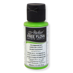 Atelier Free Flow Acrylics S2 Permanent Green Light 60ml