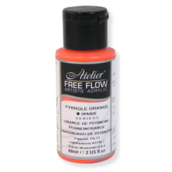 Atelier Free Flow Acrylics S3 Pyrrole Orange 60ml